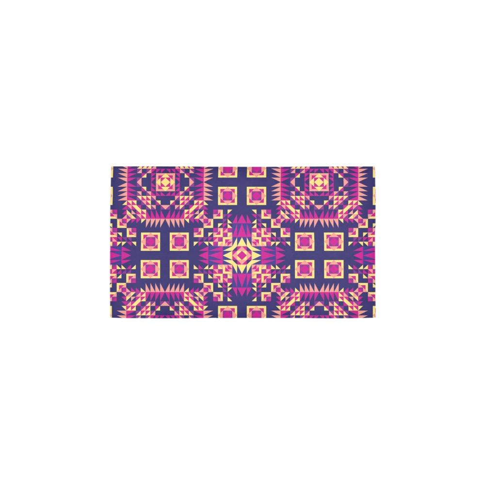 Kaleidoscope Bleu Bath Rug 16''x 28'' Bath Rug 16''x 28'' e-joyer 