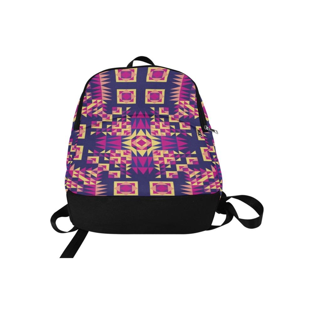 Kaleidoscope Bleu Fabric Backpack for Adult (Model 1659) Casual Backpack for Adult (1659) e-joyer