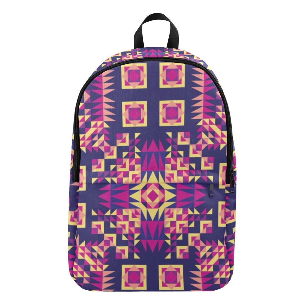 Kaleidoscope Bleu Fabric Backpack for Adult (Model 1659) Casual Backpack for Adult (1659) e-joyer