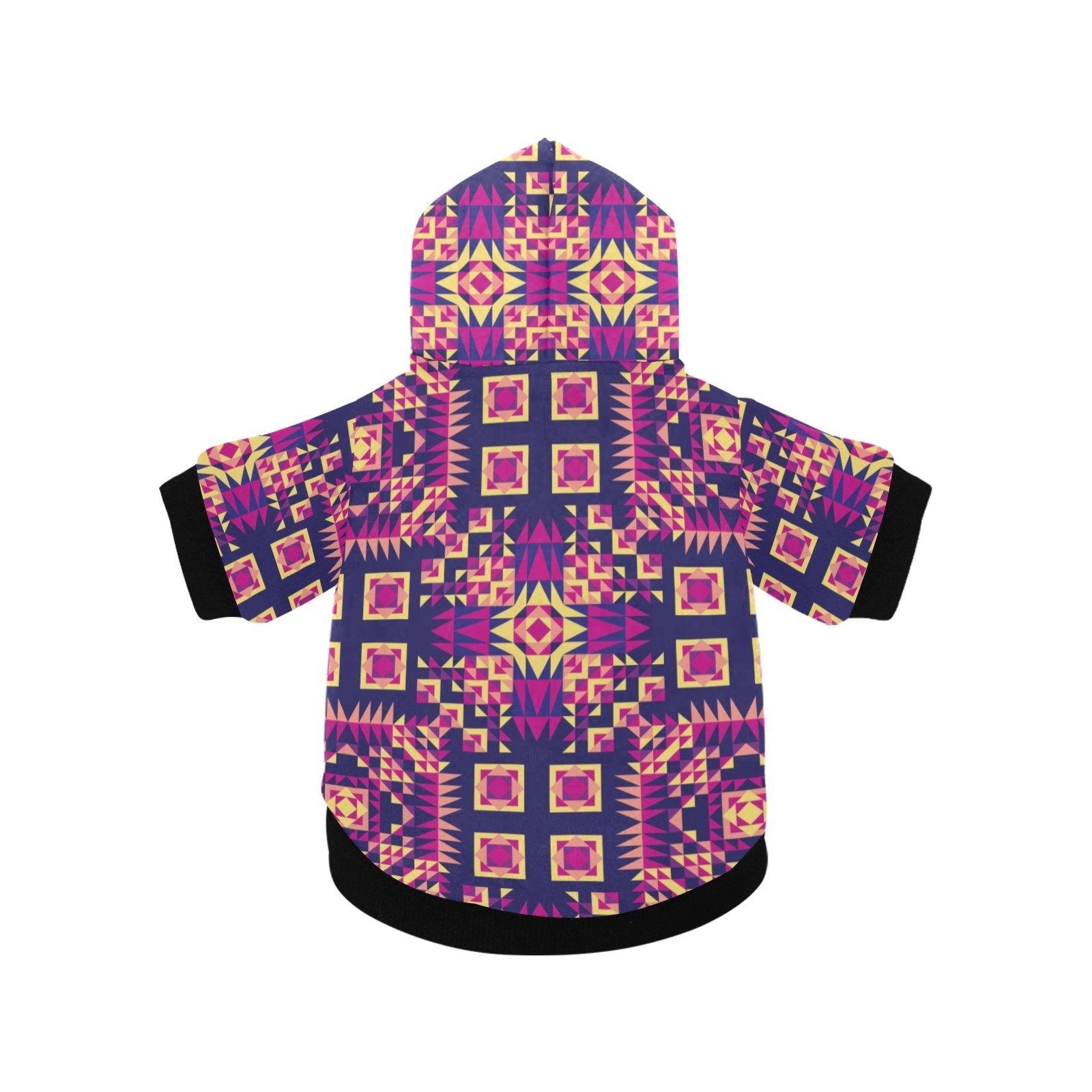 Kaleidoscope Bleu Pet Dog Hoodie Pet Dog Hoodie e-joyer