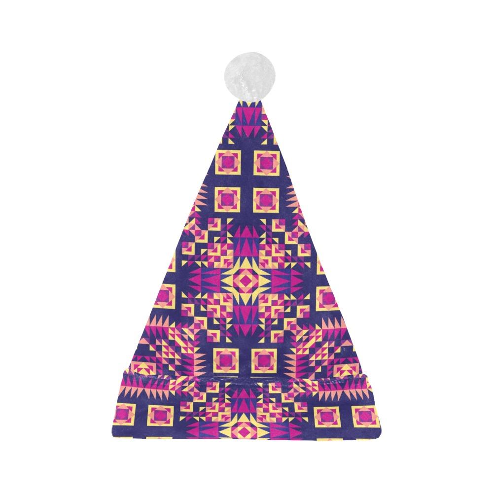 Kaleidoscope Bleu Santa Hat Santa Hat e-joyer 