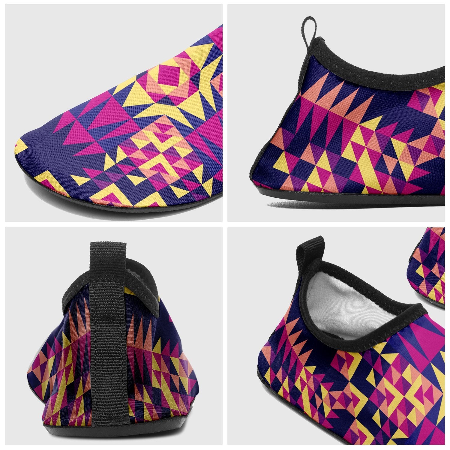 Kaleidoscope Bleu Sockamoccs Slip On Shoes Herman