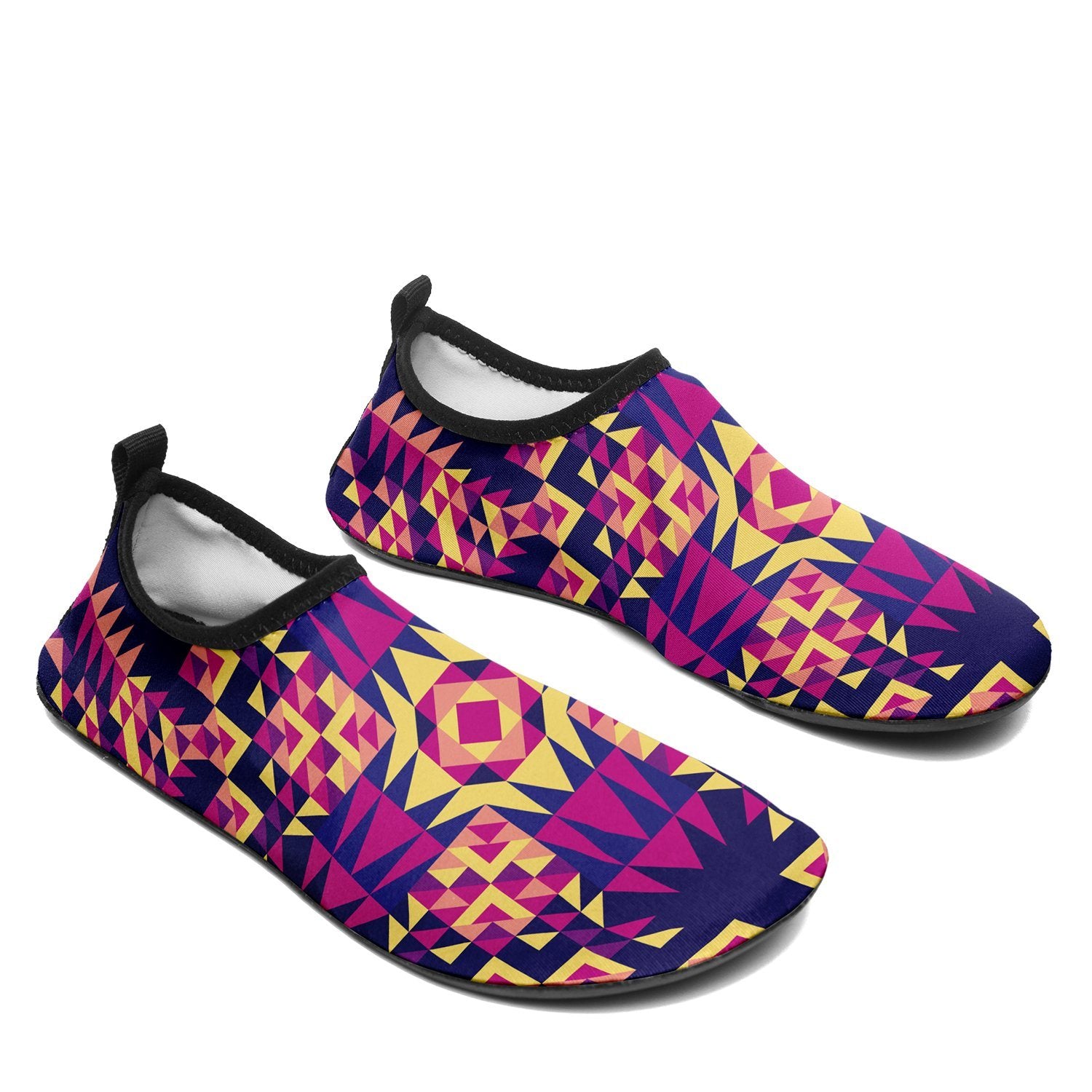 Kaleidoscope Bleu Sockamoccs Slip On Shoes Herman
