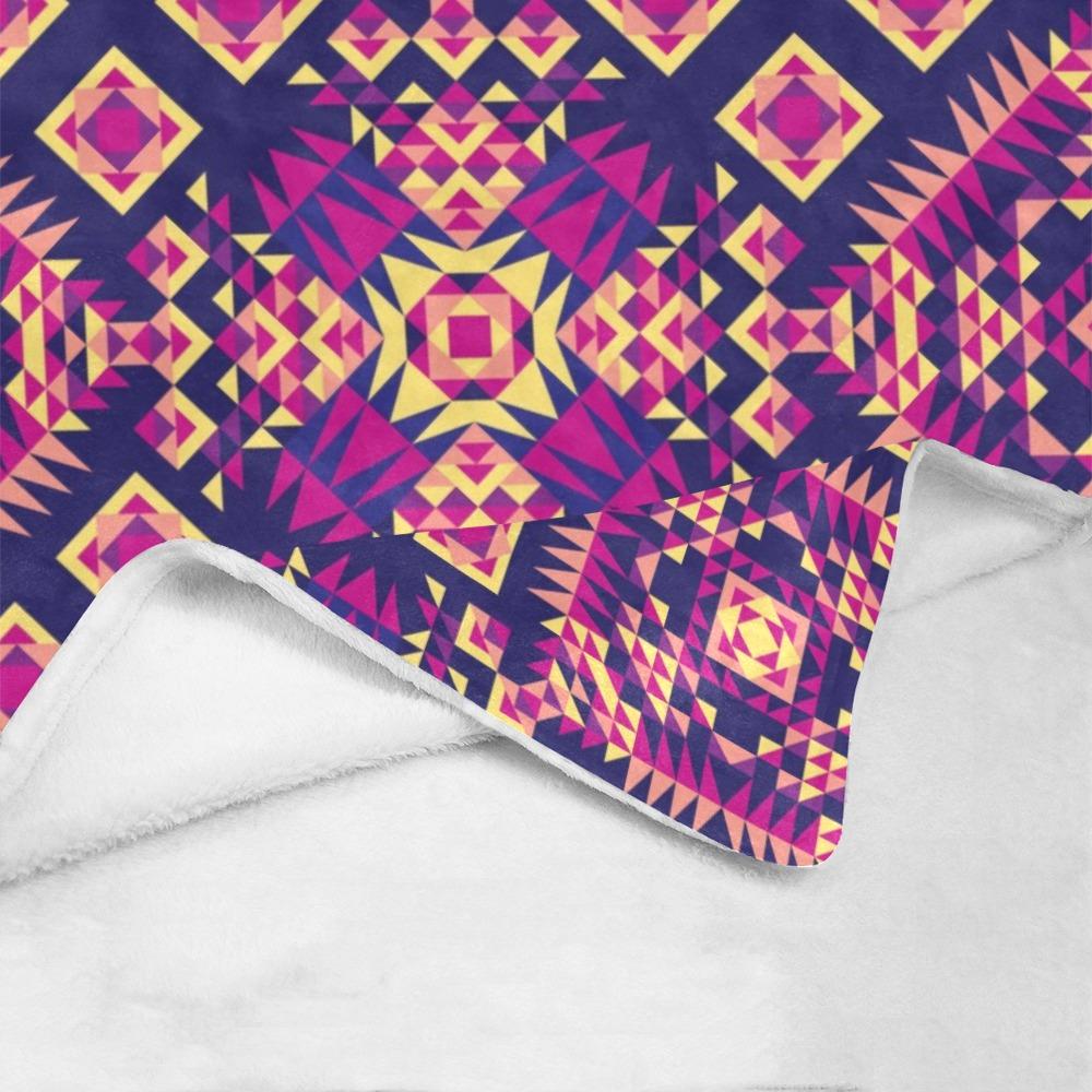 Kaleidoscope Bleu Ultra-Soft Micro Fleece Blanket 60"x80" Ultra-Soft Blanket 60''x80'' e-joyer