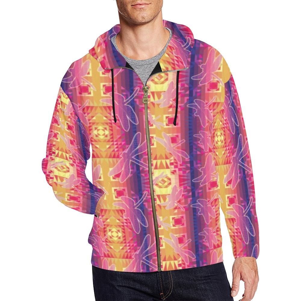 Kaleidoscope Dragonfly Pet Dog Hoodie main image 0