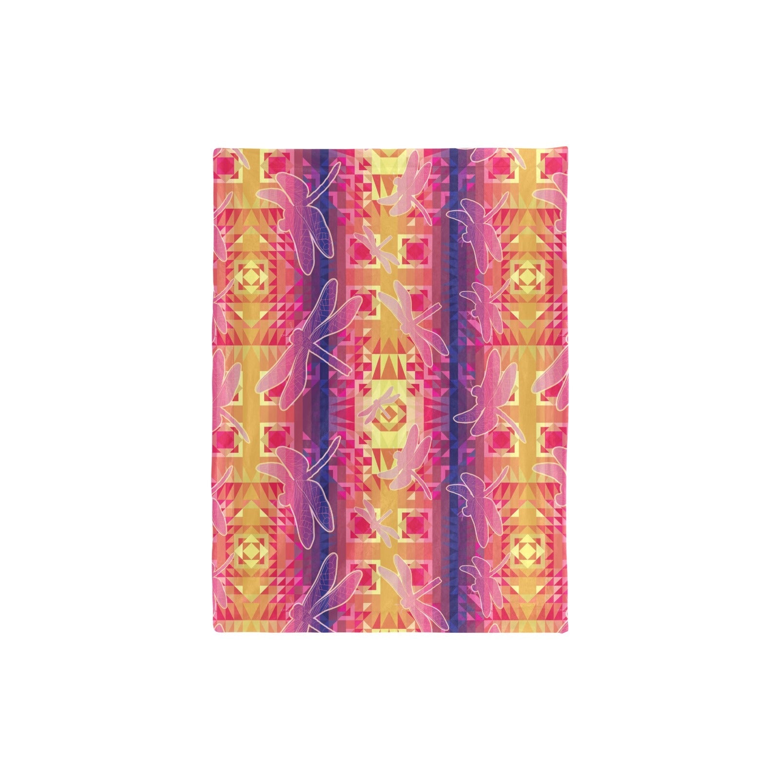 Kaleidoscope Dragonfly Baby Blanket 30"x40" Baby Blanket 30"x40" e-joyer