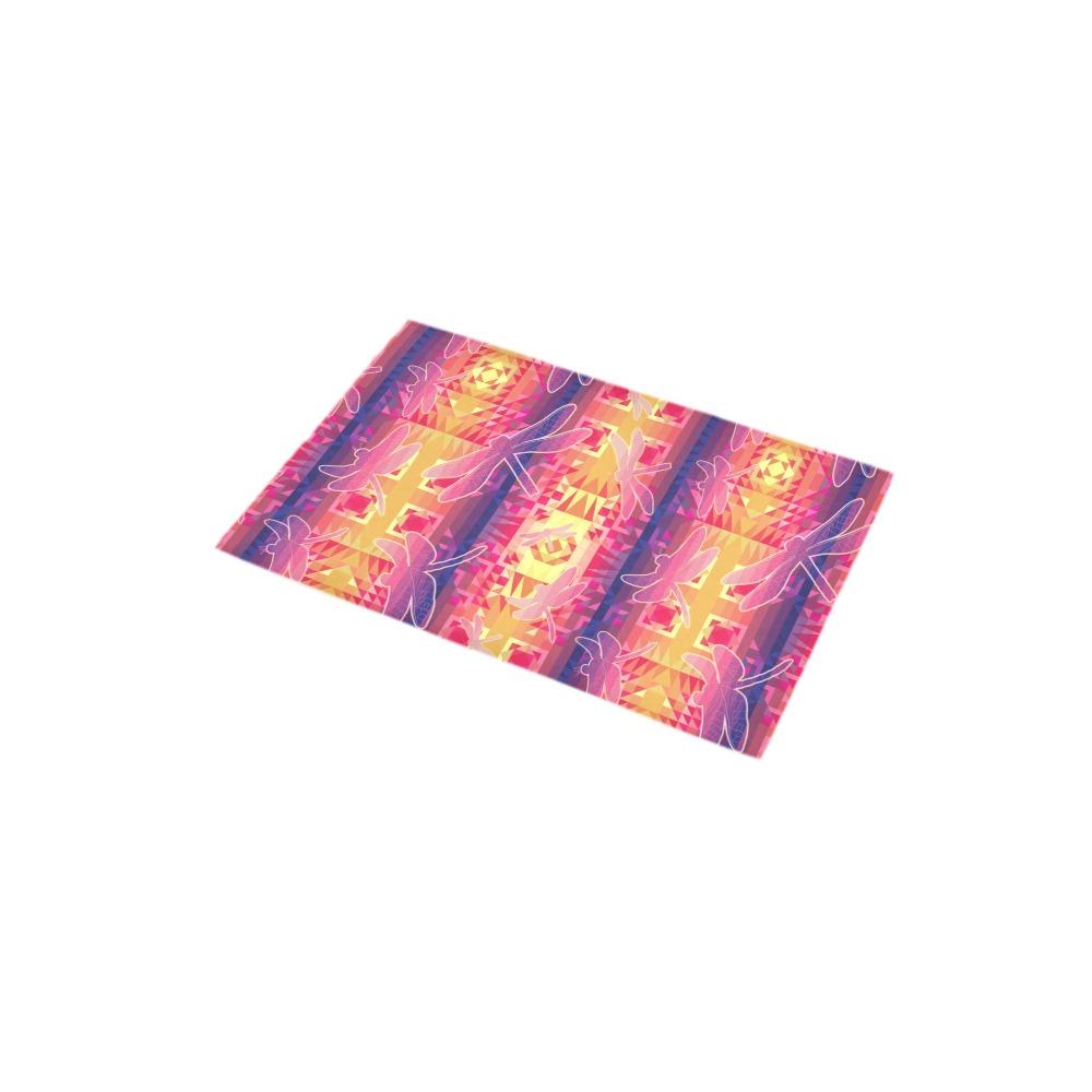 Kaleidoscope Dragonfly Bath Rug 16''x 28'' Bath Rug 16''x 28'' e-joyer