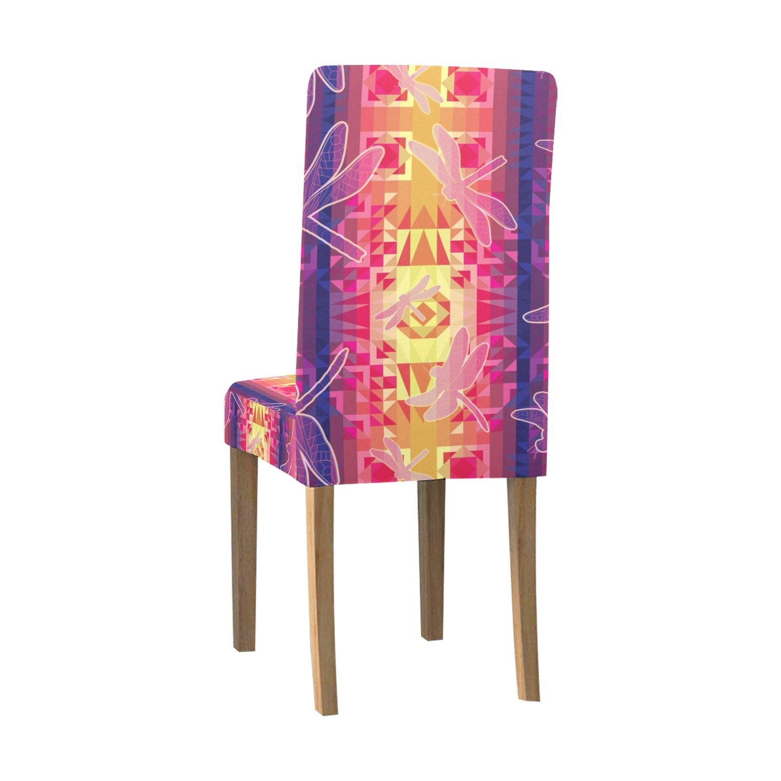 Kaleidoscope Dragonfly Chair Cover (Pack of 6) Chair Cover (Pack of 6) e-joyer 