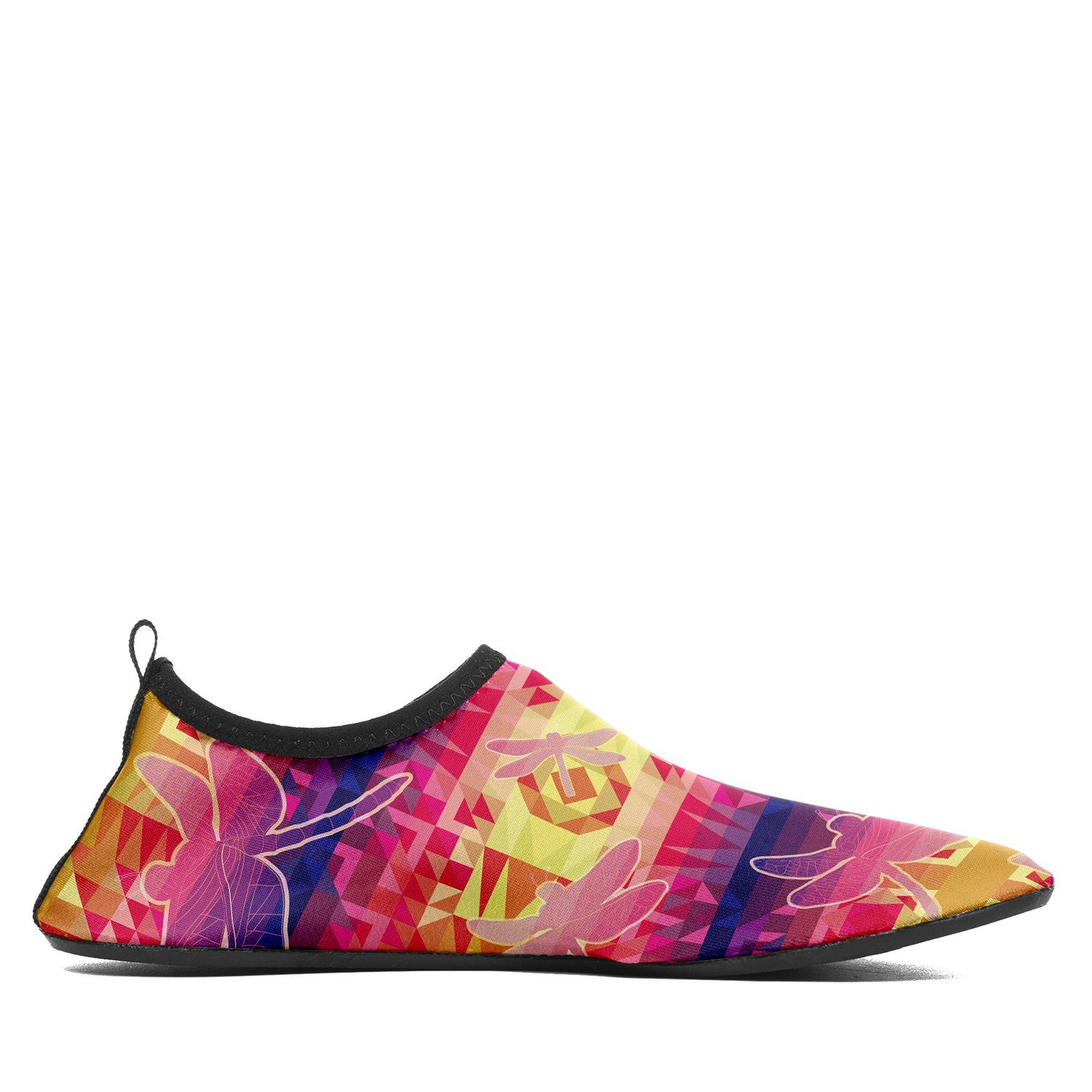 Kaleidoscope Dragonfly Kid's Slip On Shoes Herman