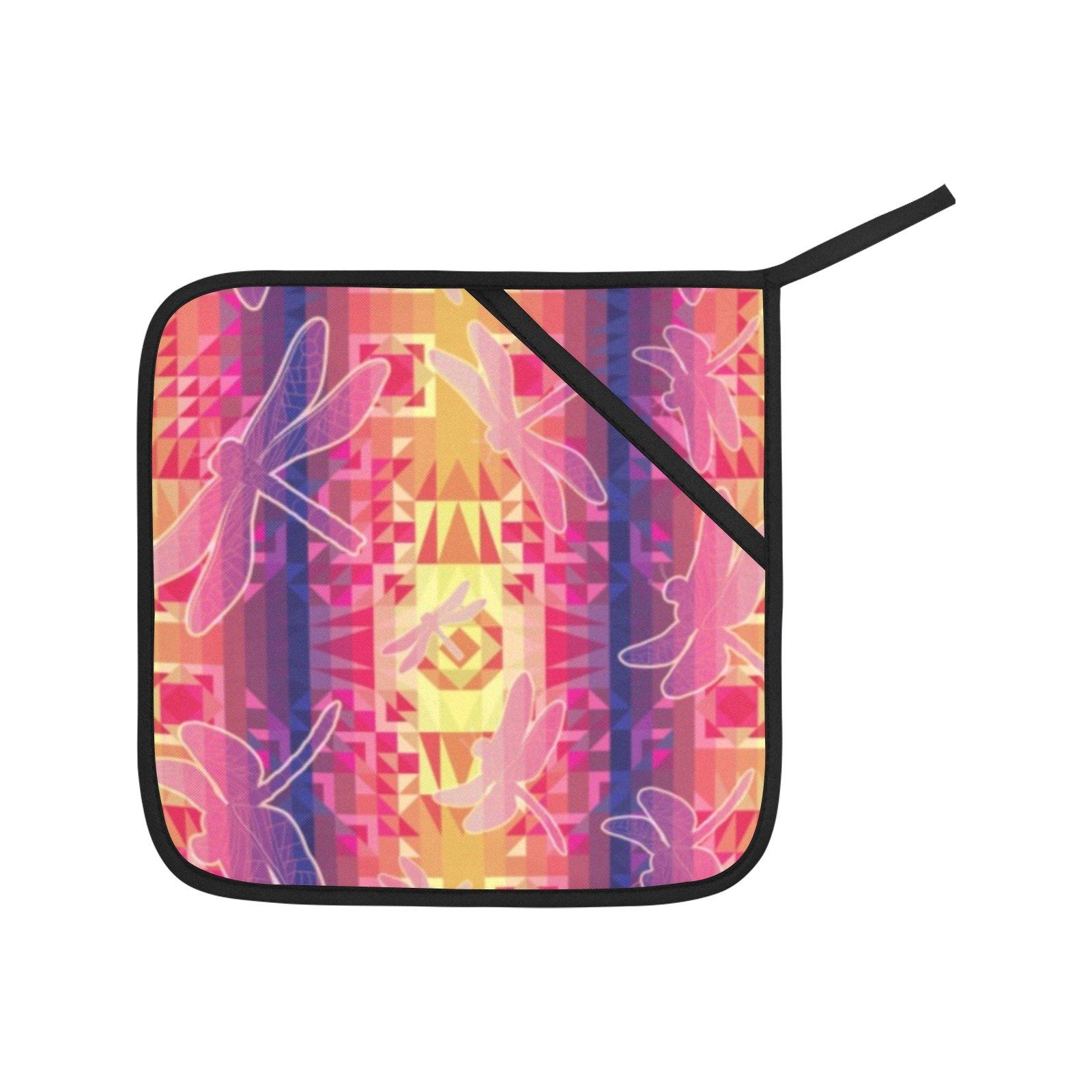 Kaleidoscope Dragonfly Oven Mitt & Pot Holder Oven Mitt & Pot Holder e-joyer