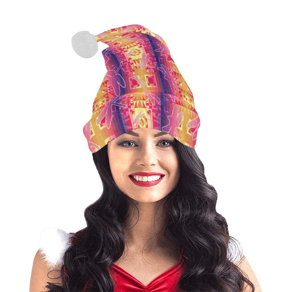 Kaleidoscope Dragonfly Santa Hat Santa Hat e-joyer