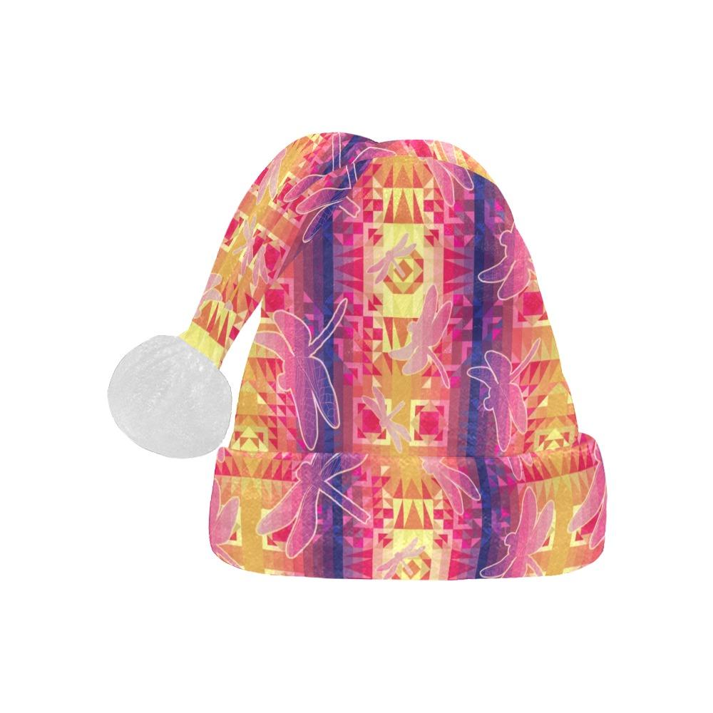 Kaleidoscope Dragonfly Santa Hat Santa Hat e-joyer