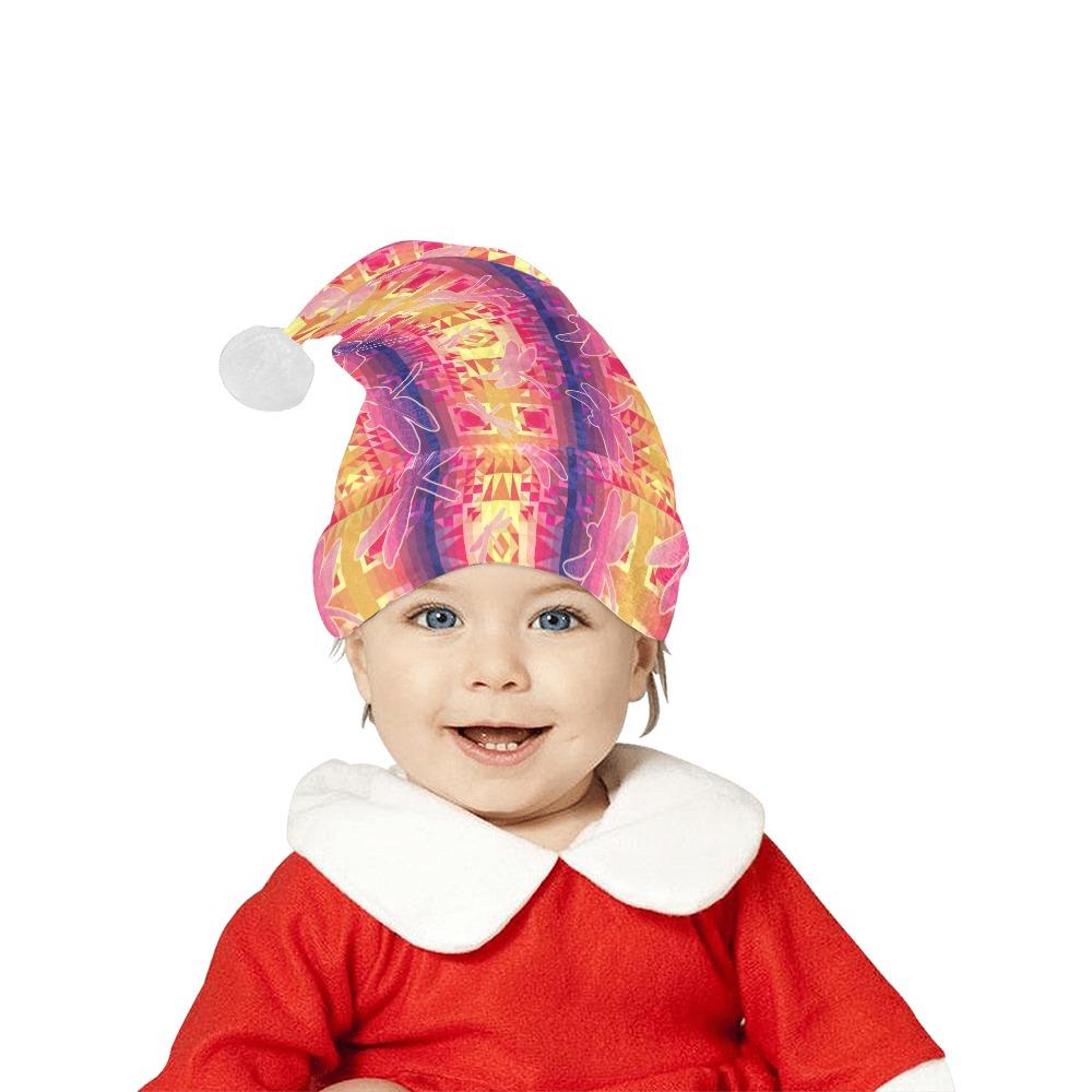Kaleidoscope Dragonfly Santa Hat Santa Hat e-joyer