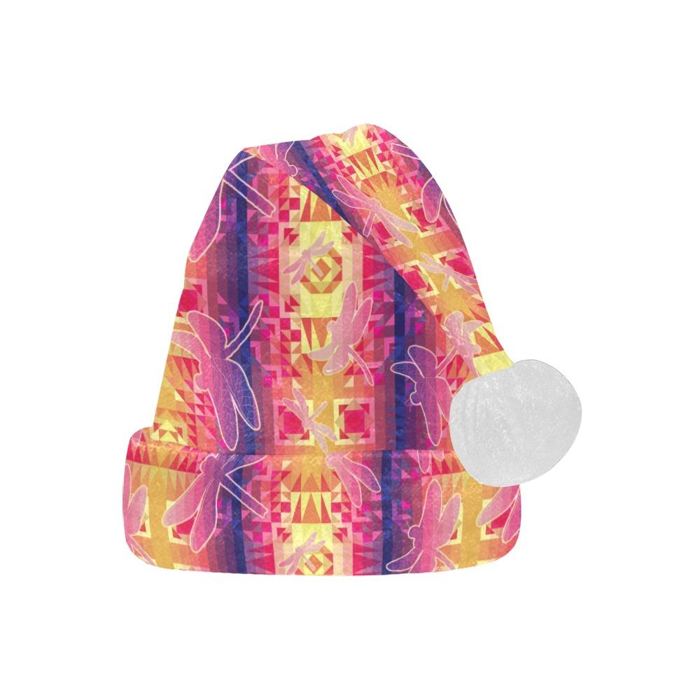 Kaleidoscope Dragonfly Santa Hat Santa Hat e-joyer