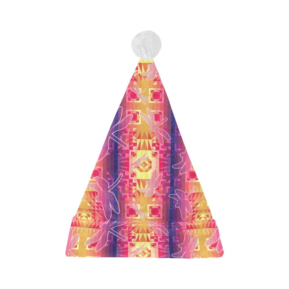 Kaleidoscope Dragonfly Santa Hat Santa Hat e-joyer
