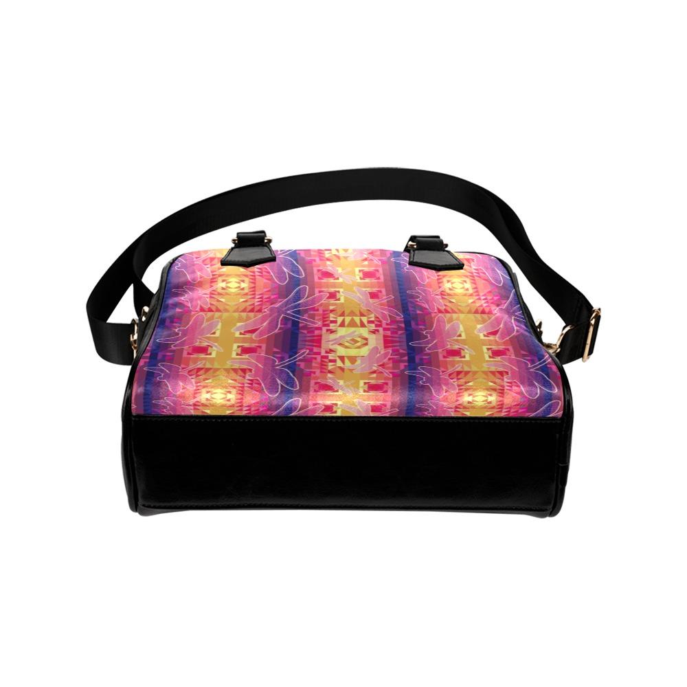 Kaleidoscope Dragonfly Shoulder Handbag (Model 1634) Shoulder Handbags (1634) e-joyer