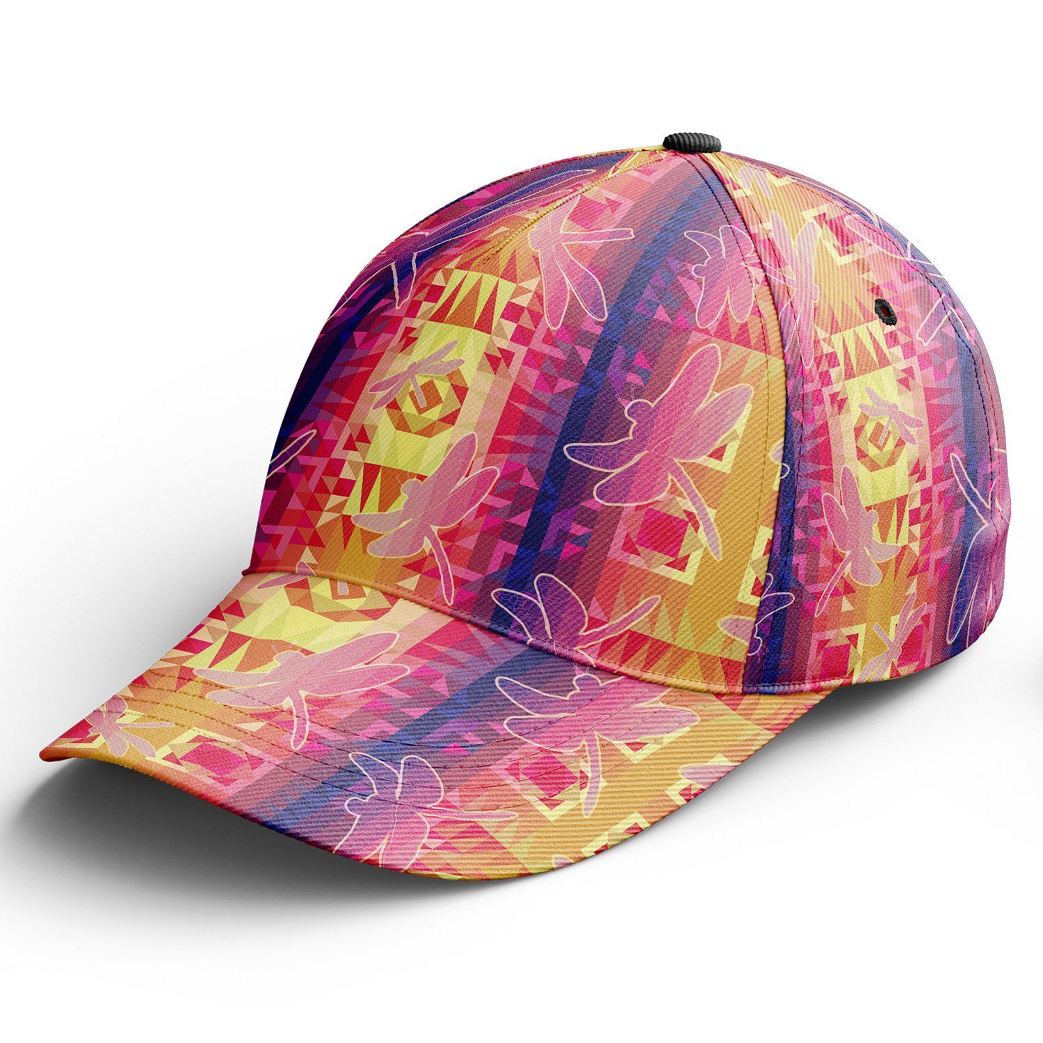 Kaleidoscope Dragonfly Snapback Hat hat Herman