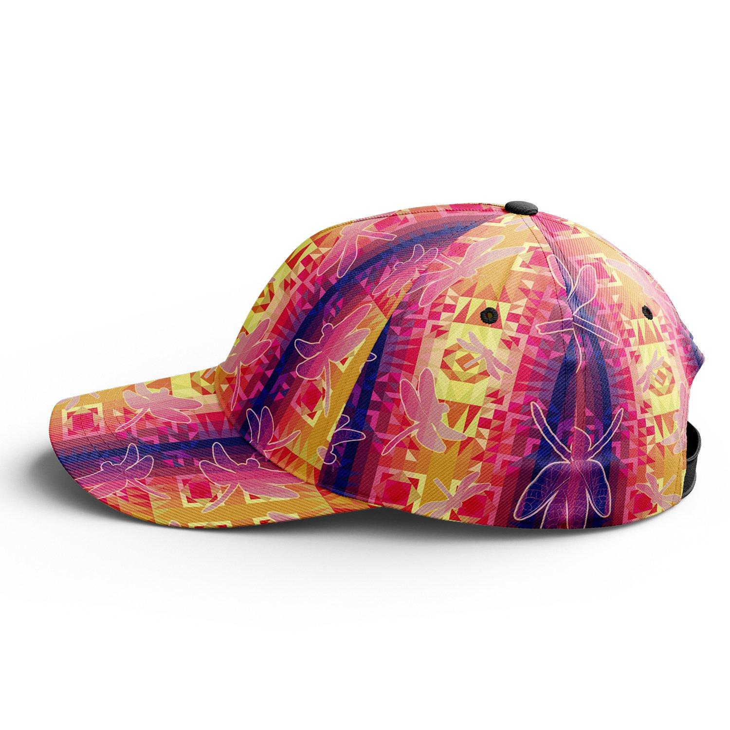 Kaleidoscope Dragonfly Snapback Hat hat Herman