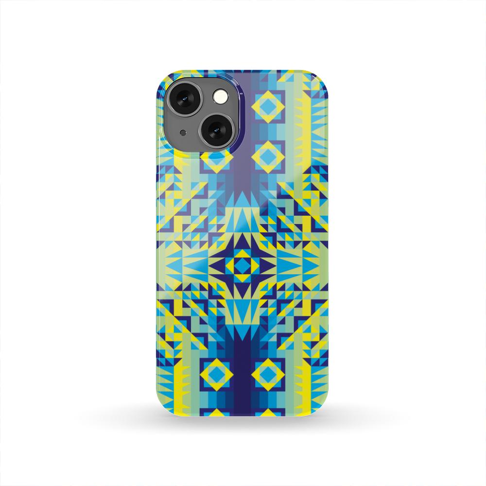 Kaleidoscope Jaune Bleu Phone Case Phone Case wc-fulfillment iPhone 13
