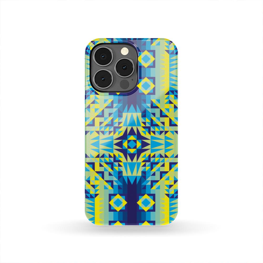 Kaleidoscope Jaune Bleu Phone Case Phone Case wc-fulfillment iPhone 13 Pro