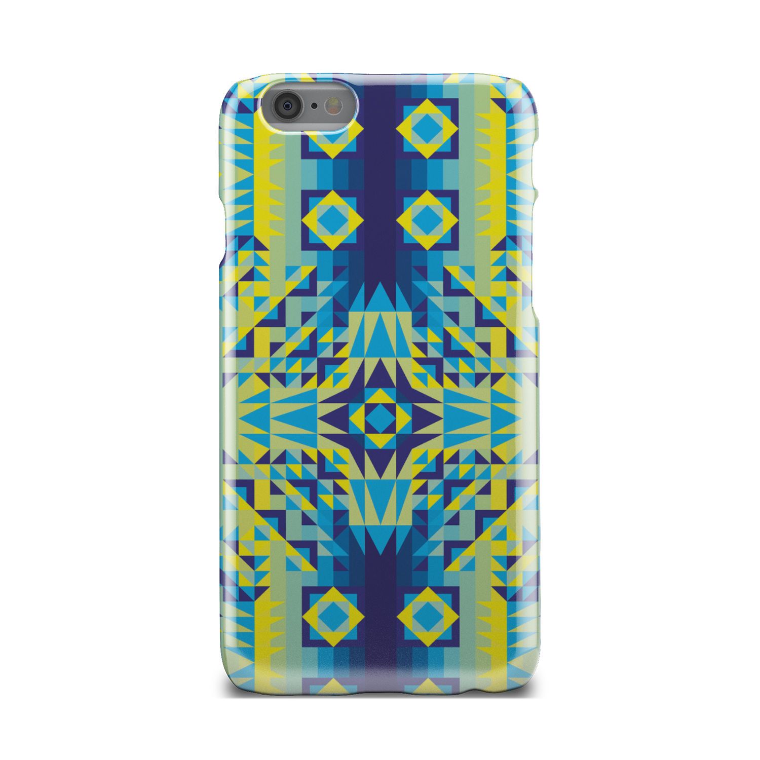 Kaleidoscope Jaune Bleu Phone Case Phone Case wc-fulfillment iPhone 6s