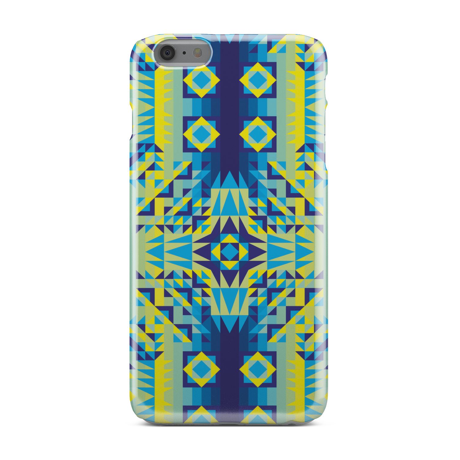 Kaleidoscope Jaune Bleu Phone Case Phone Case wc-fulfillment iPhone 6s Plus