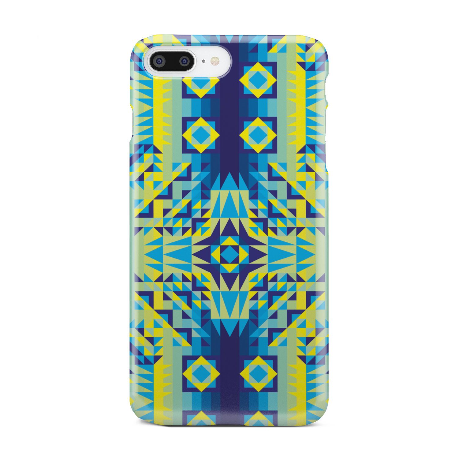 Kaleidoscope Jaune Bleu Phone Case Phone Case wc-fulfillment iPhone 7 Plus