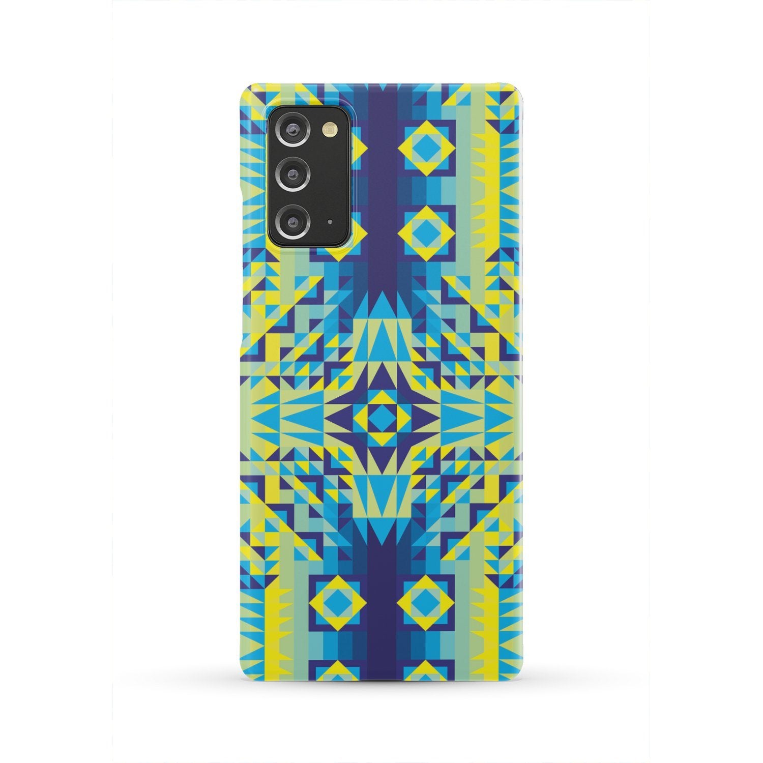 Kaleidoscope Jaune Bleu Phone Case Phone Case wc-fulfillment Samsung Galaxy Note 20