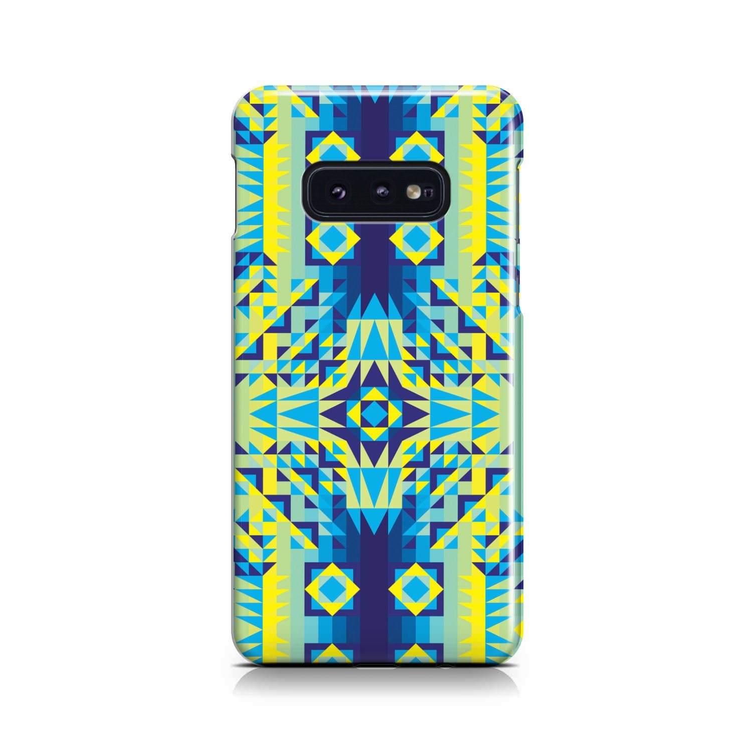 Kaleidoscope Jaune Bleu Phone Case Phone Case wc-fulfillment Samsung Galaxy S10e