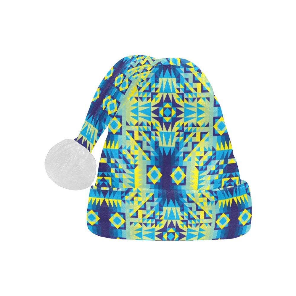 Kaleidoscope Jaune Bleu Santa Hat Santa Hat e-joyer