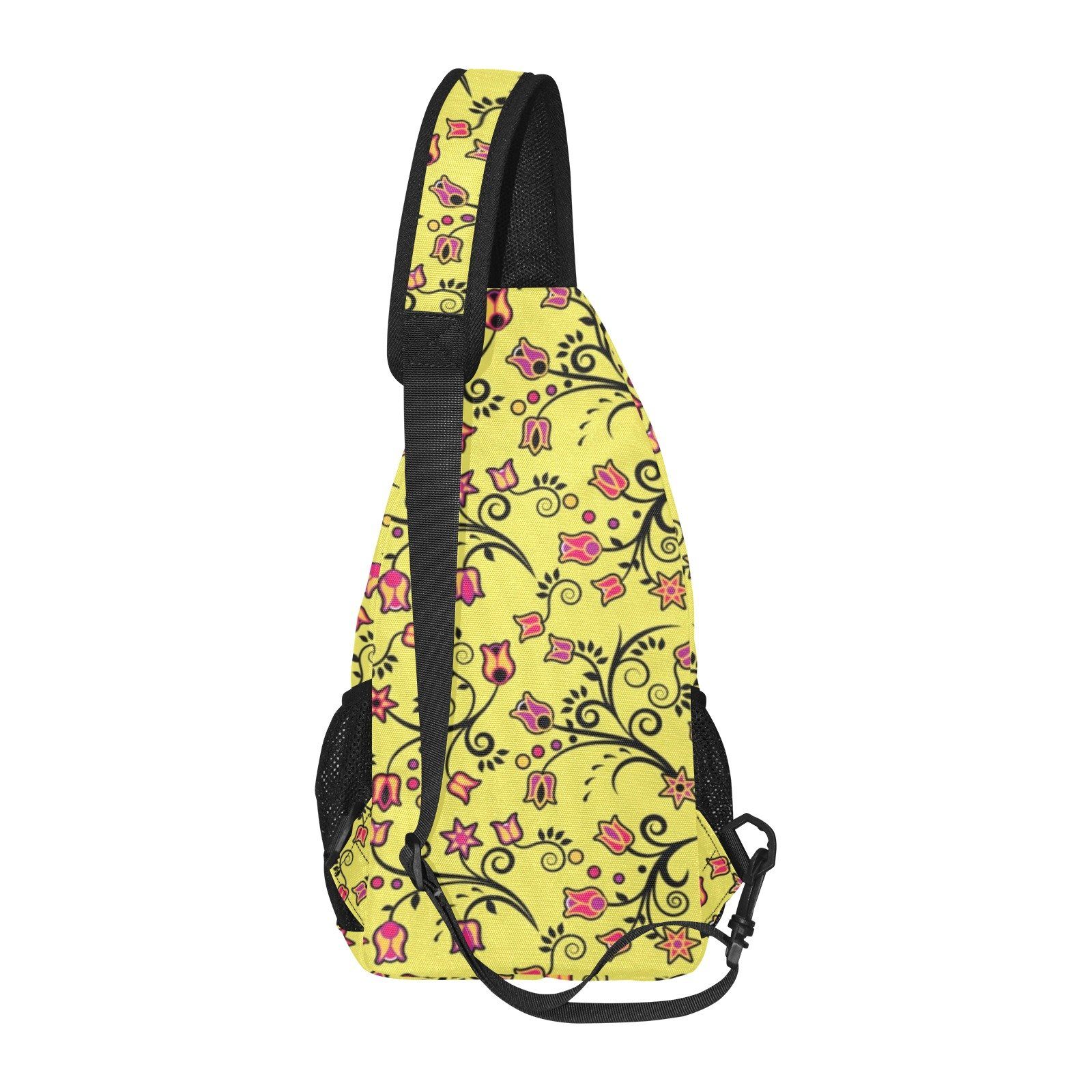Key Lime Star All Over Print Chest Bag (Model 1719) All Over Print Chest Bag (1719) e-joyer