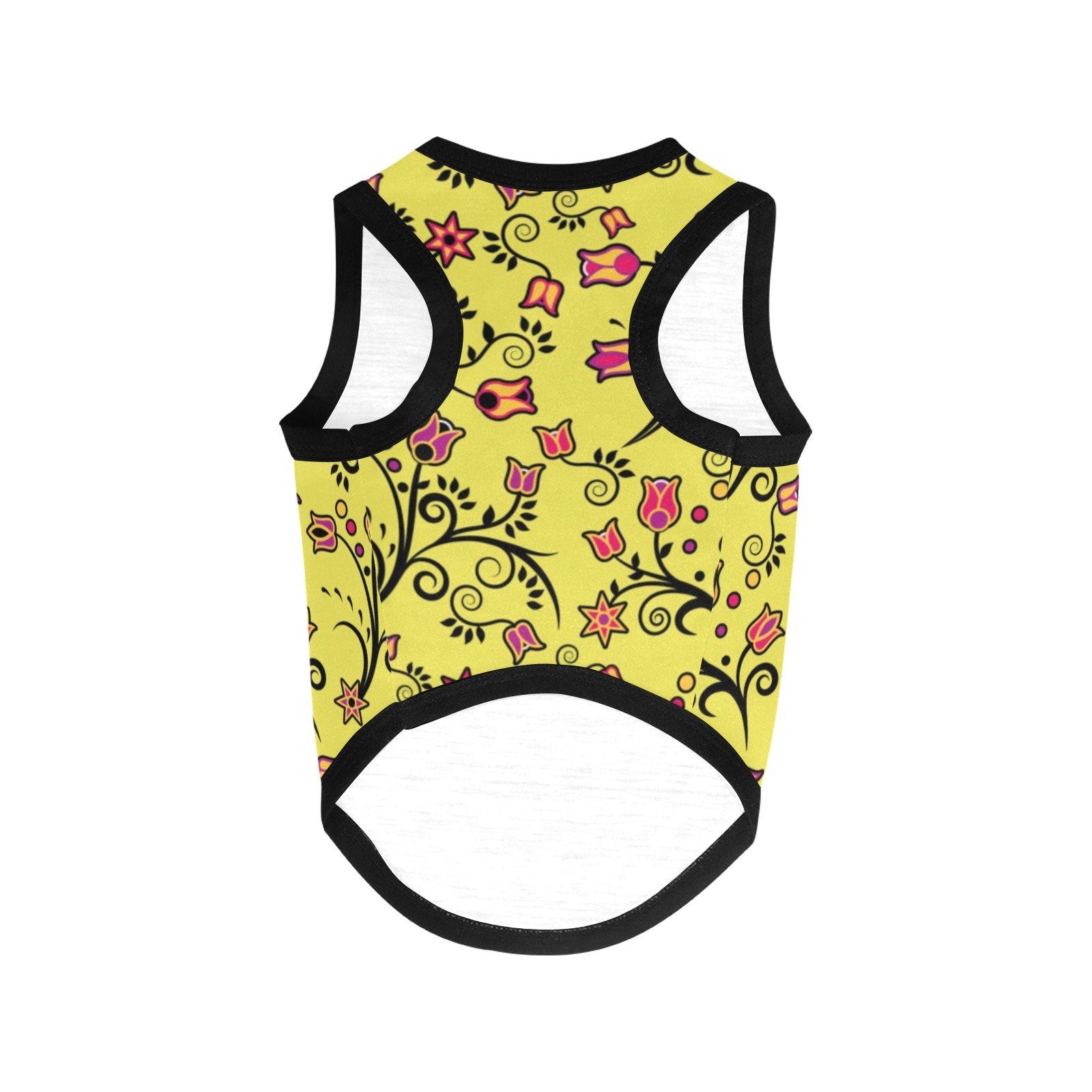 Key Lime Star All Over Print Pet Tank Top Pet Tank Top e-joyer 