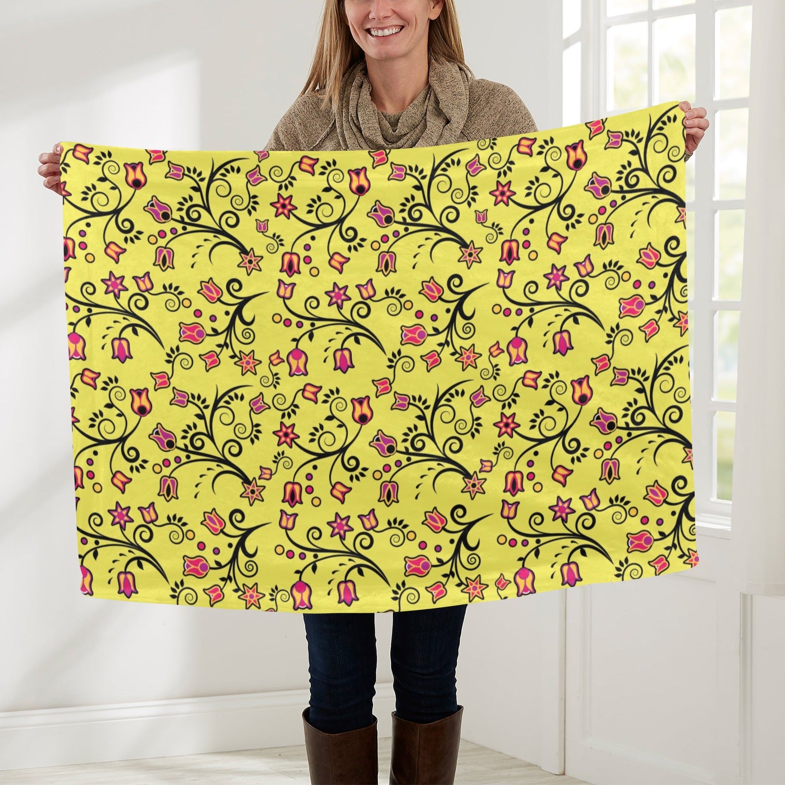 Key Lime Star Baby Blanket 30"x40" Baby Blanket 30"x40" e-joyer