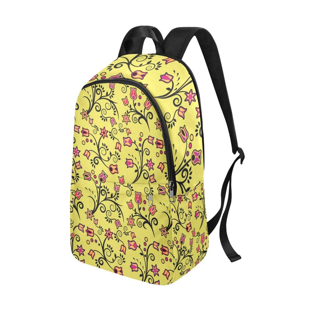 Key Lime Star Fabric Backpack for Adult (Model 1659) bag e-joyer