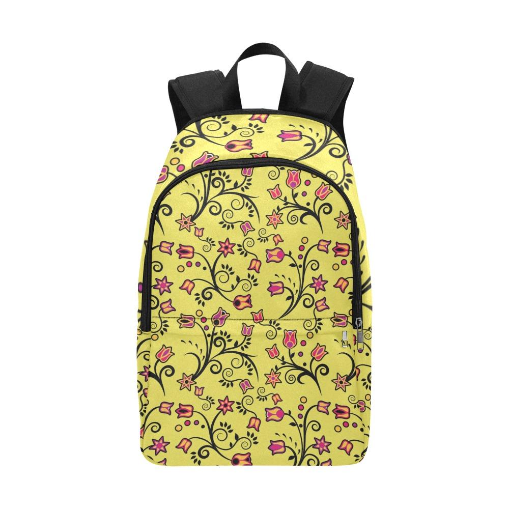 Key Lime Star Fabric Backpack for Adult (Model 1659) bag e-joyer