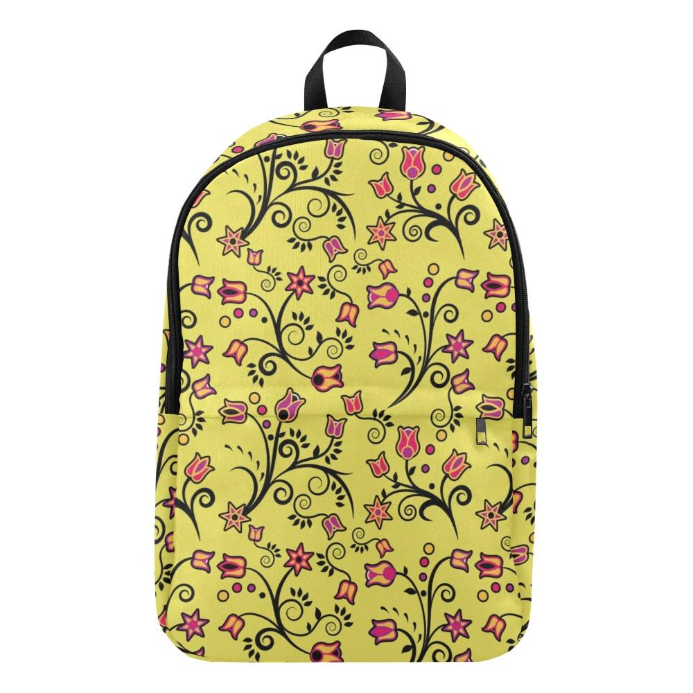 Key Lime Star Fabric Backpack for Adult (Model 1659) bag e-joyer
