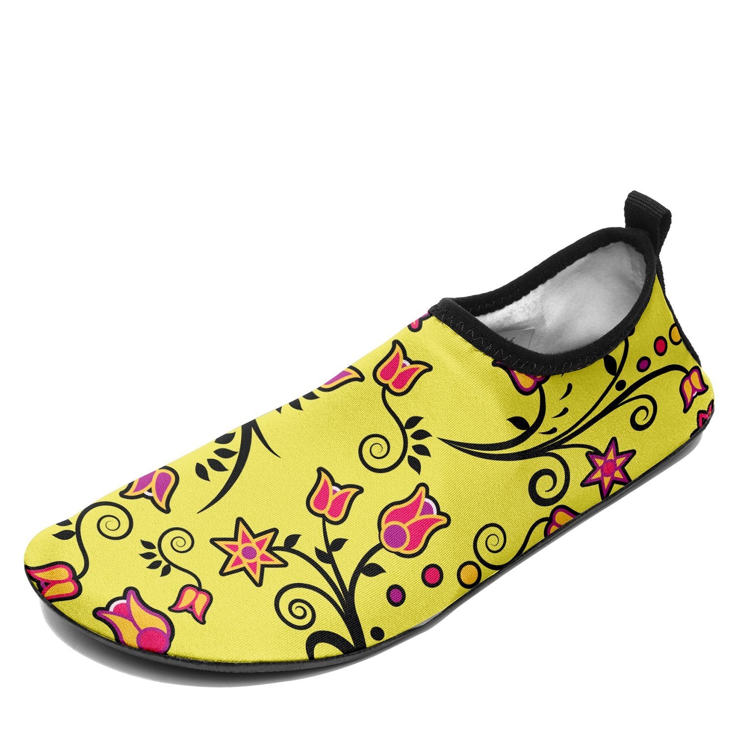 Key Lime Star Kid's Sockamoccs Slip On Shoes Herman