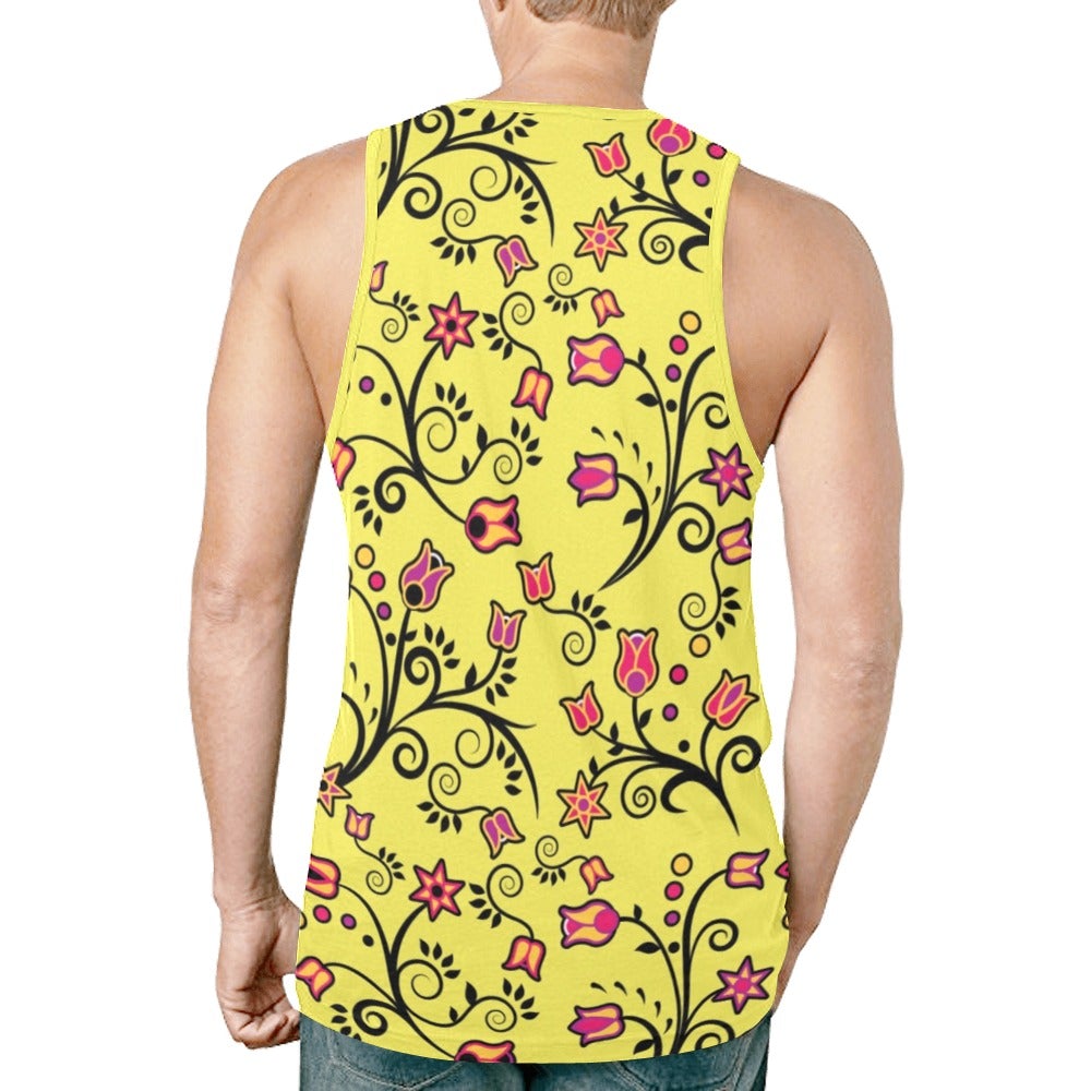 Key Lime Star New All Over Print Tank Top for Men (Model T46) New All Over Print Tank Top for Men (T46) e-joyer 