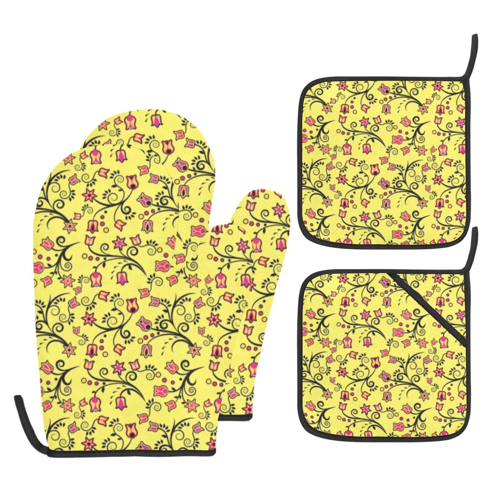 Key Lime Star Oven Mitt & Pot Holder Oven Mitt & Pot Holder e-joyer
