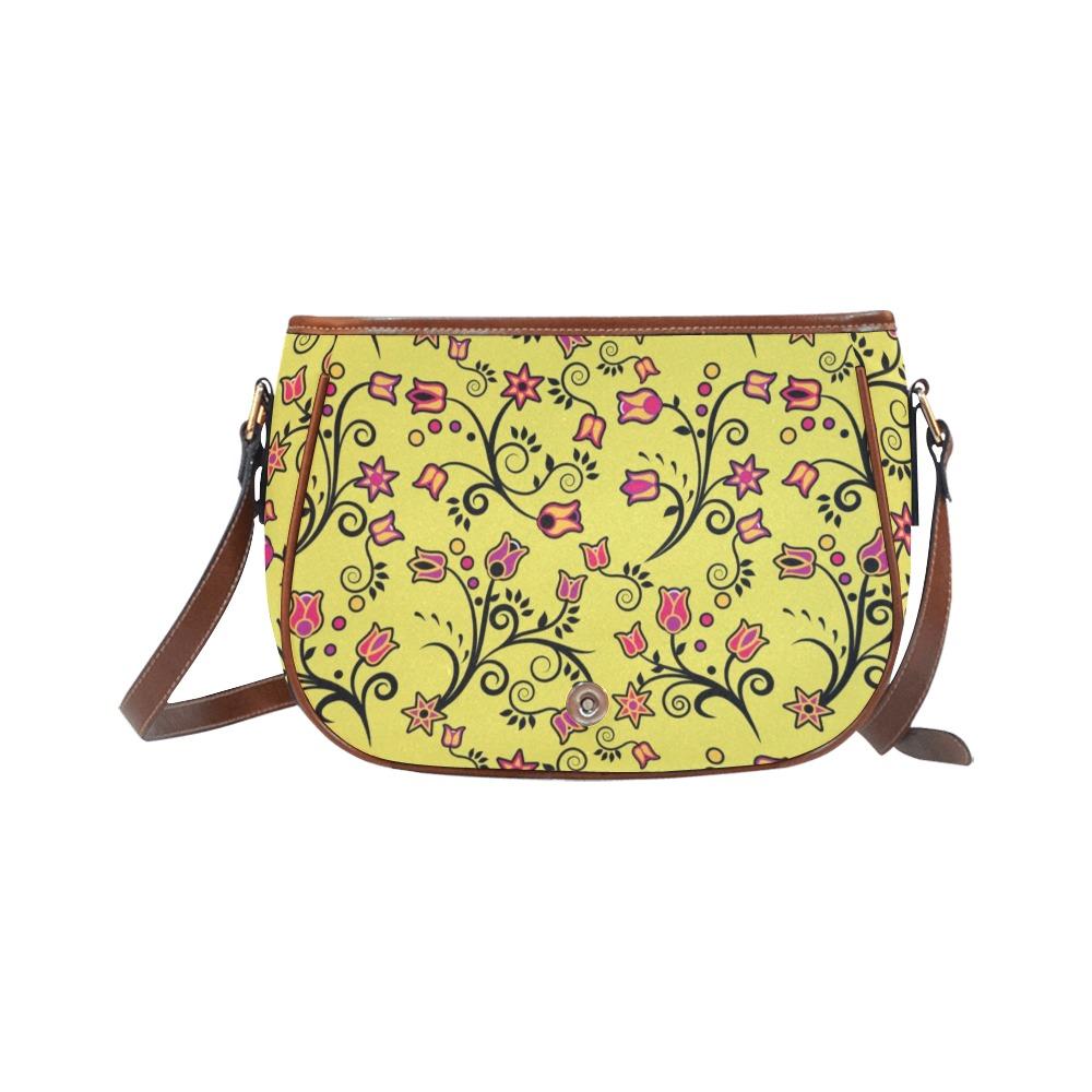 Key Lime Star Saddle Bag/Large (Model 1649) bag e-joyer 