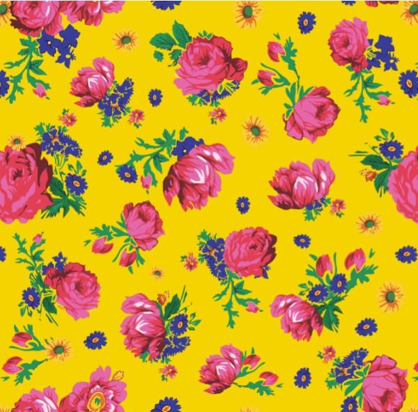 Kokum's Ceremony - Corn Tassel Satin Fabric 49DzineStore