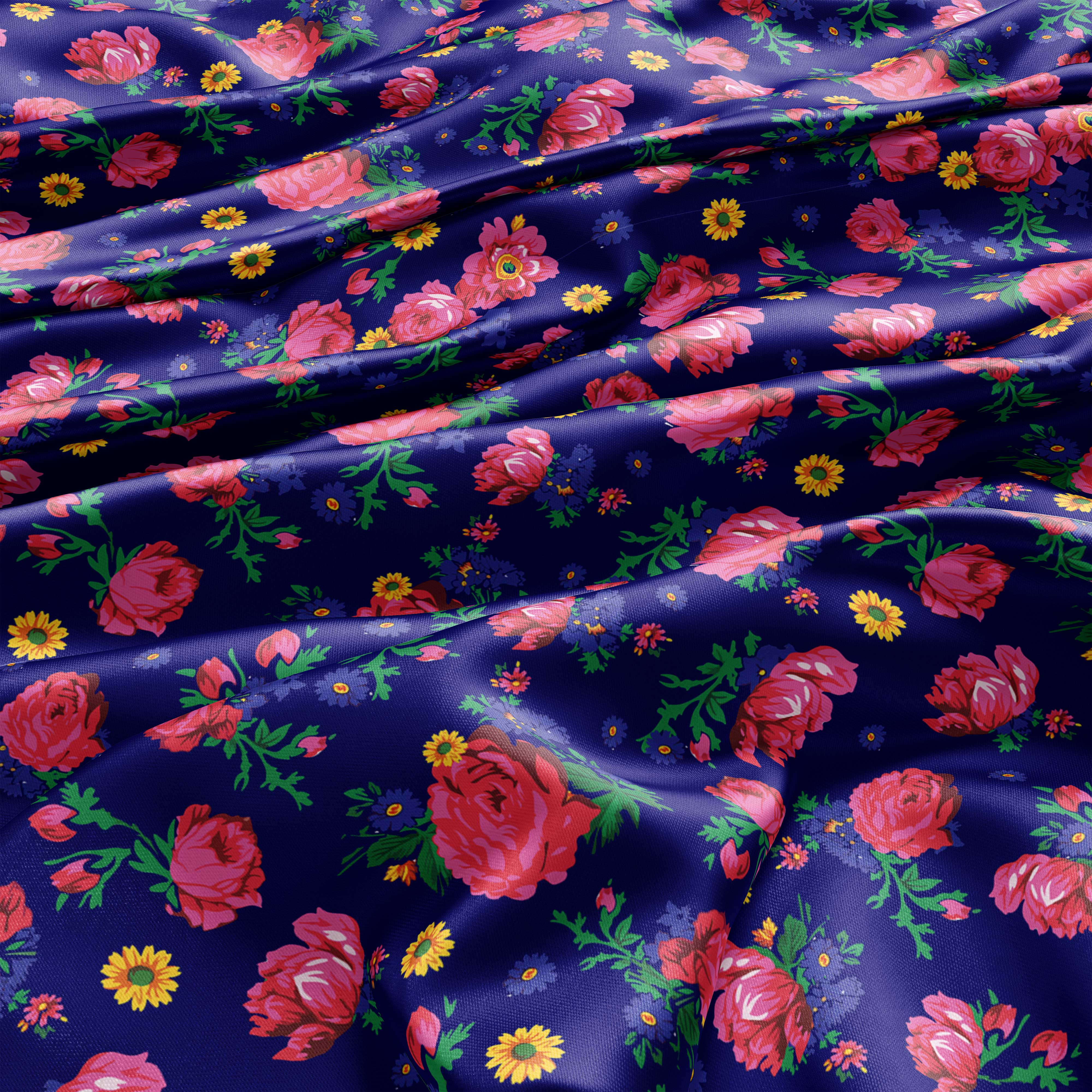 Kokum's Ceremony - Royal Satin Fabric 49DzineStore