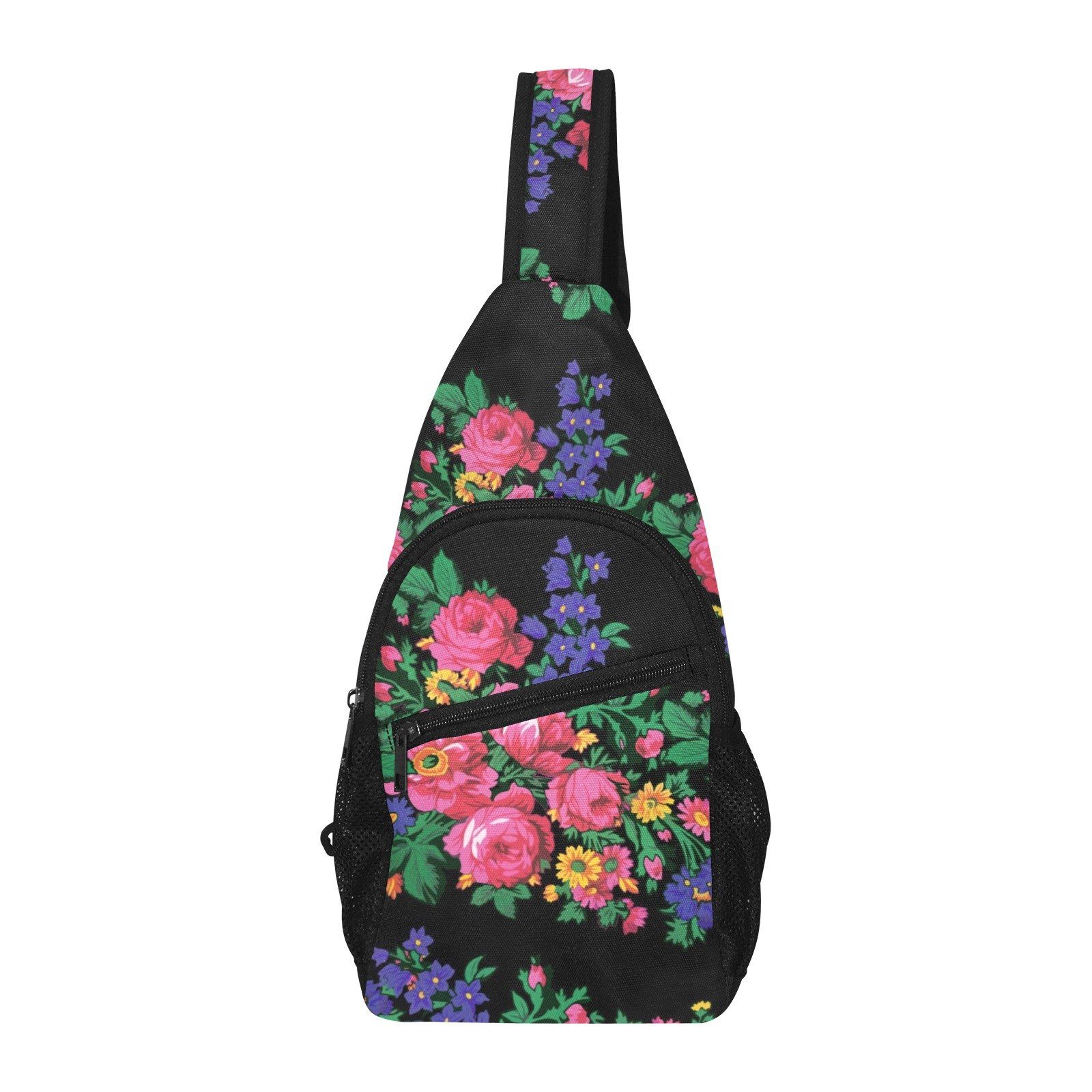 Kokum's Revenge Black All Over Print Chest Bag (Model 1719) All Over Print Chest Bag (1719) e-joyer