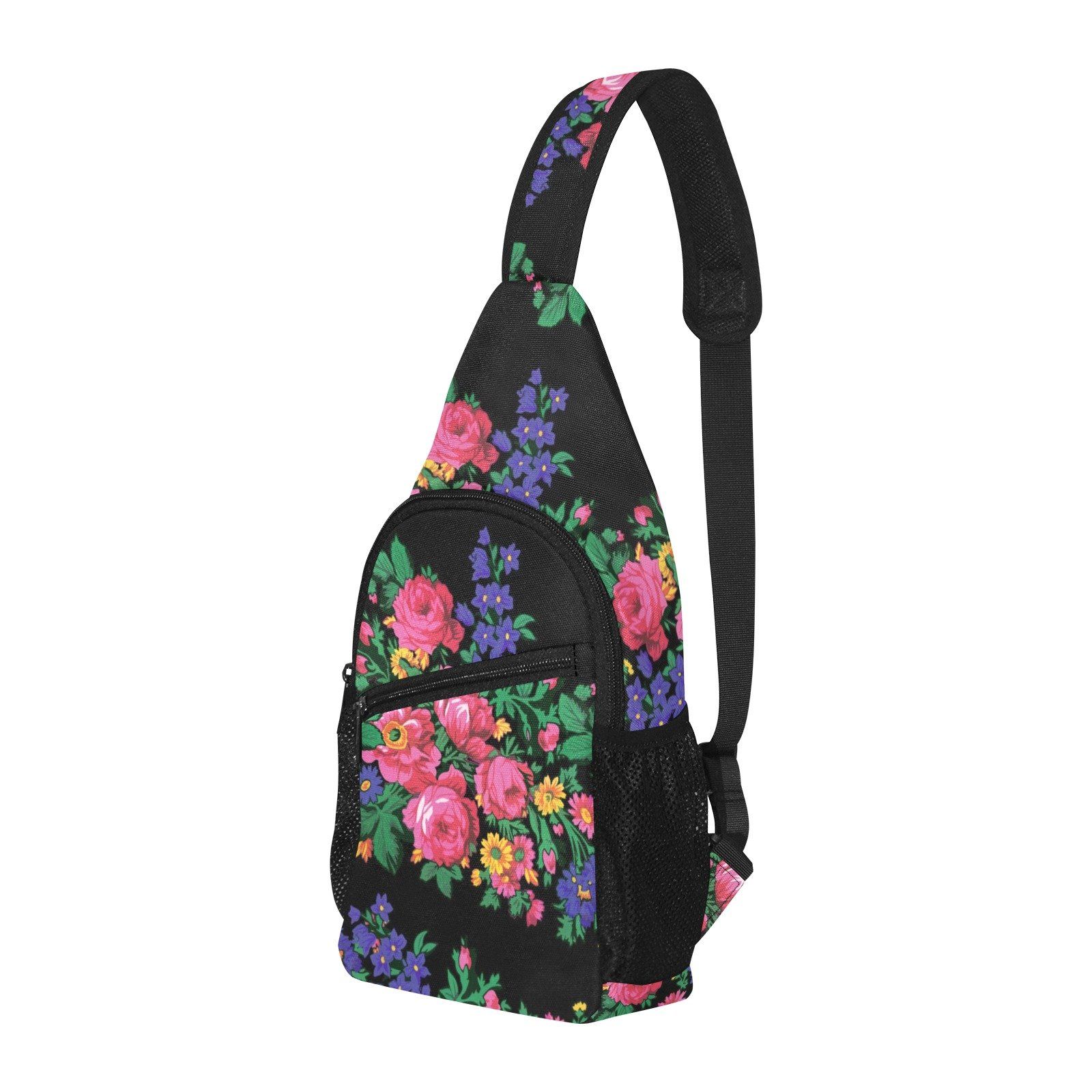 Kokum's Revenge Black All Over Print Chest Bag (Model 1719) All Over Print Chest Bag (1719) e-joyer