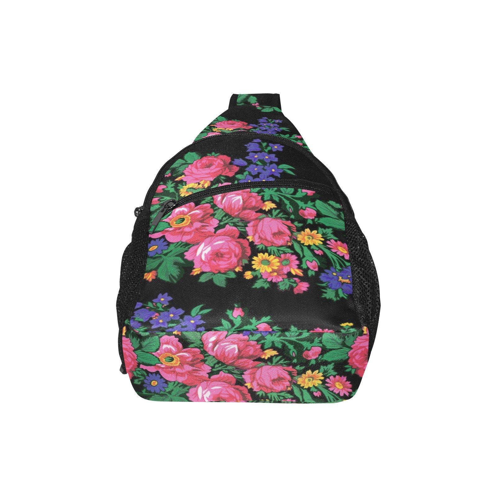 Kokum's Revenge Black All Over Print Chest Bag (Model 1719) All Over Print Chest Bag (1719) e-joyer