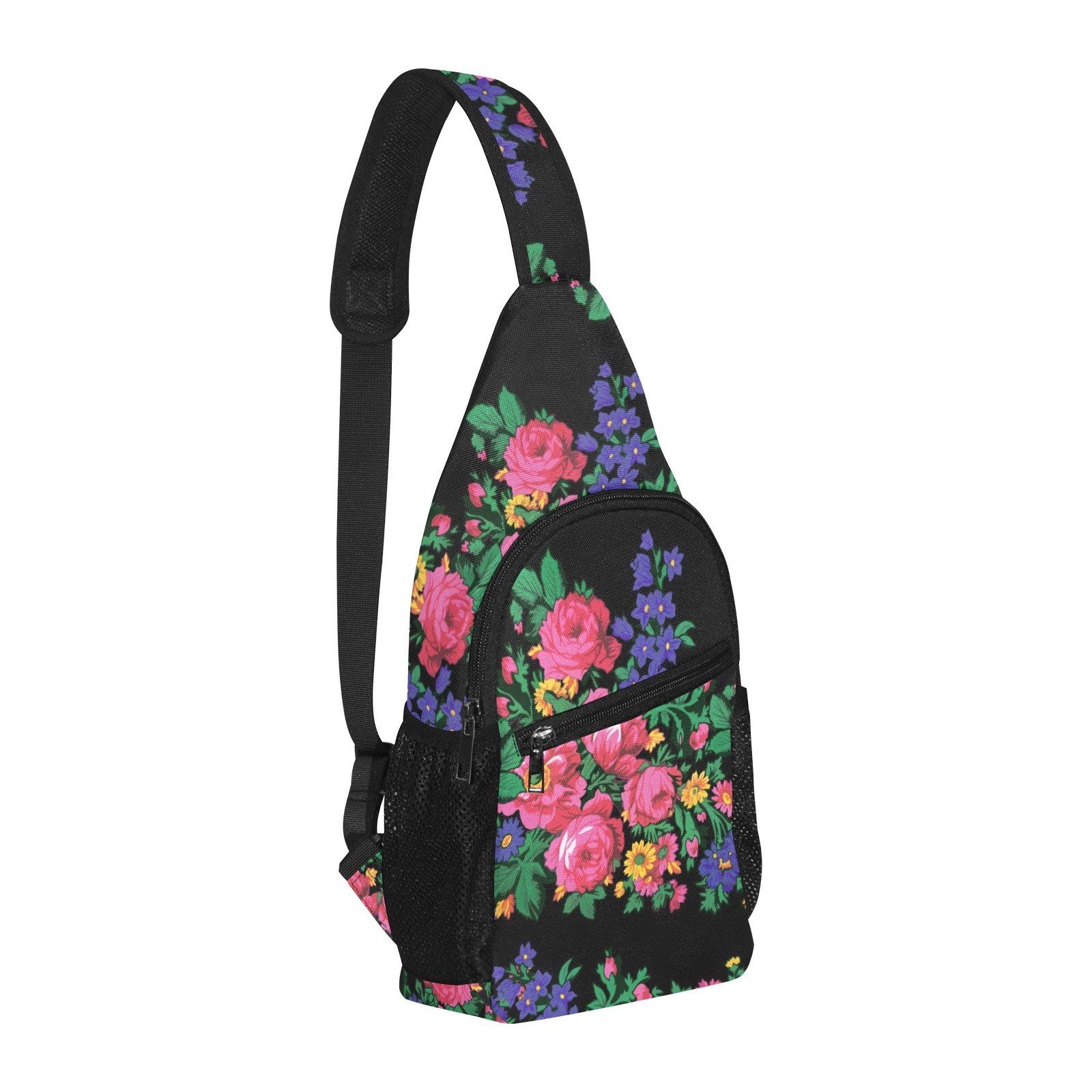 Kokum's Revenge Black All Over Print Chest Bag (Model 1719) All Over Print Chest Bag (1719) e-joyer