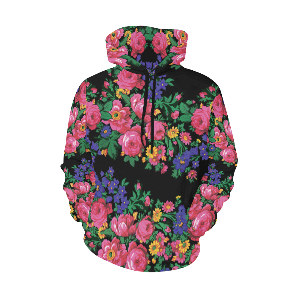 Kokum's Revenge-Black All Over Print Hoodie for Women (USA Size) (Model H13) Hoodie e-joyer