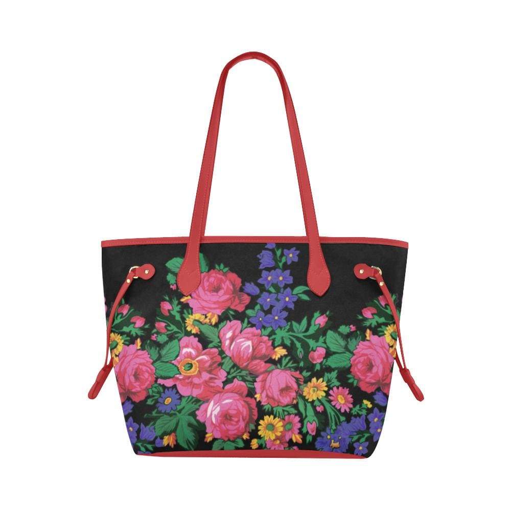 Kokum's Revenge-Black Clover Canvas Tote Bag (Model 1661) Clover Canvas Tote Bag (1661) e-joyer