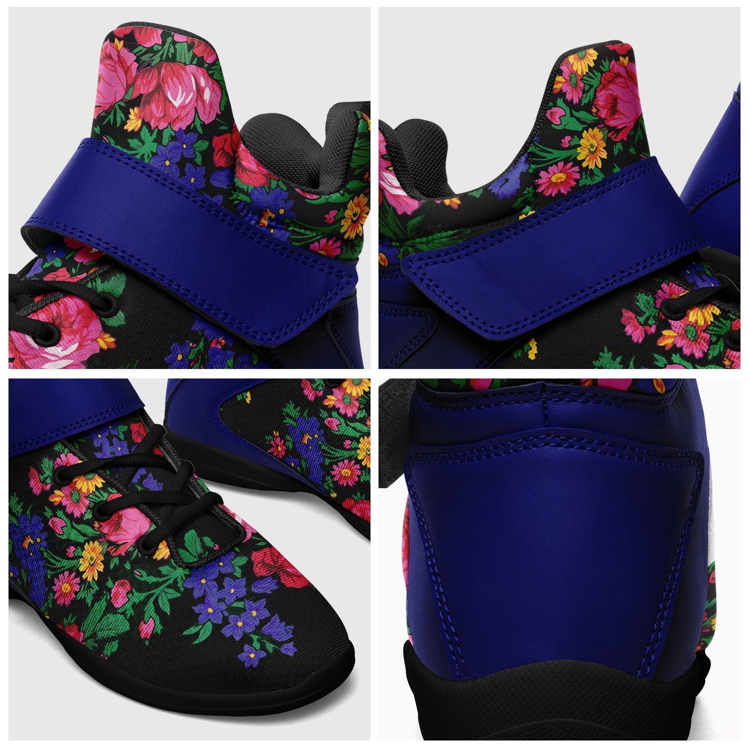 Kokum's Revenge Black Ipottaa Basketball / Sport High Top Shoes - Black Sole 49 Dzine