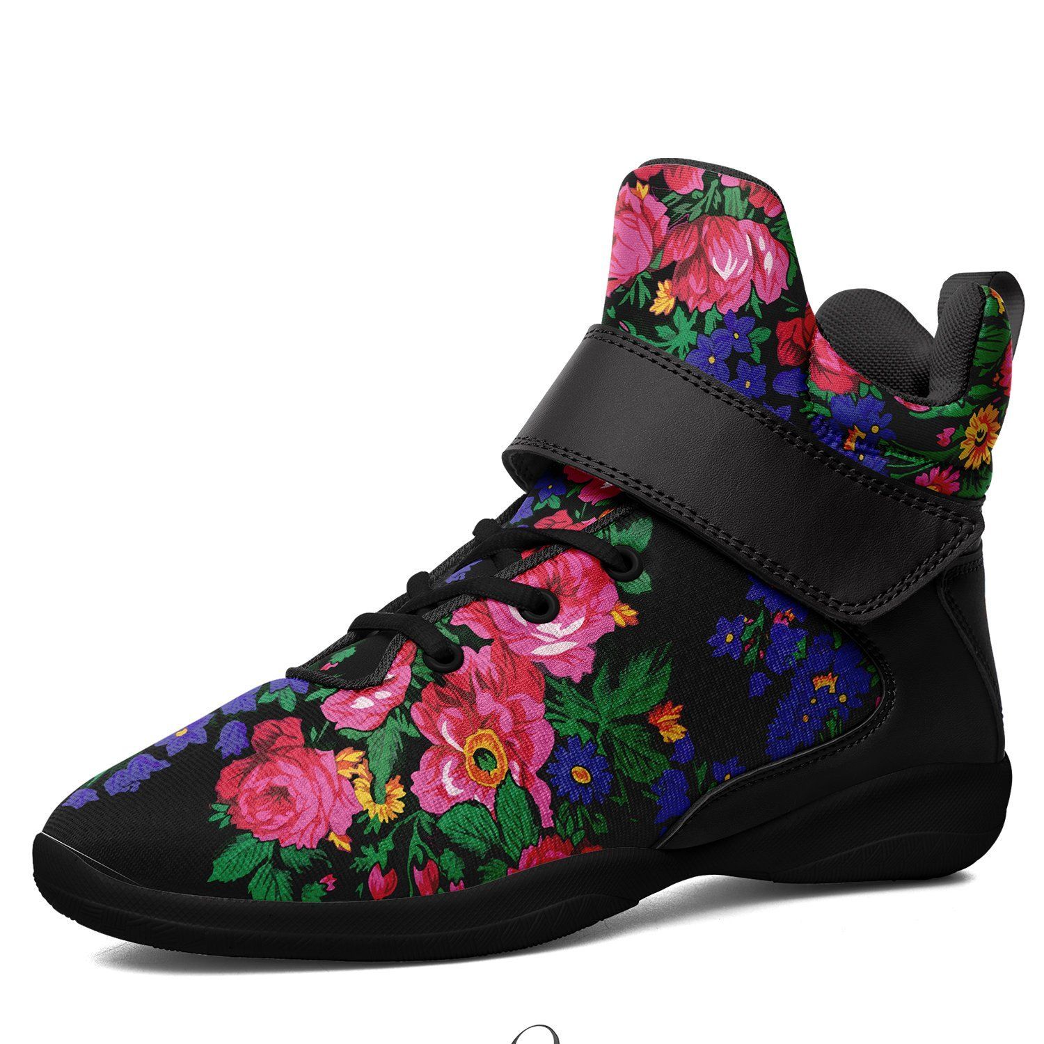 Kokum's Revenge Black Ipottaa Basketball / Sport High Top Shoes - Black Sole 49 Dzine